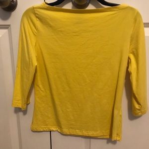 Unique Vintage 3/4 shirt with cute bow detail